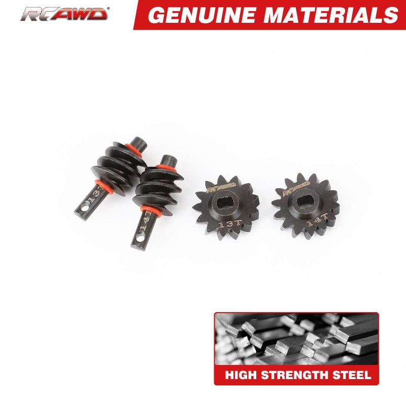 RCAWD 13t 14t SCX24 Differential Gears Overdrive Worm for Axial 1/24 SCX24 AX24 Diff Gear Series Upgrades Part - Image 4